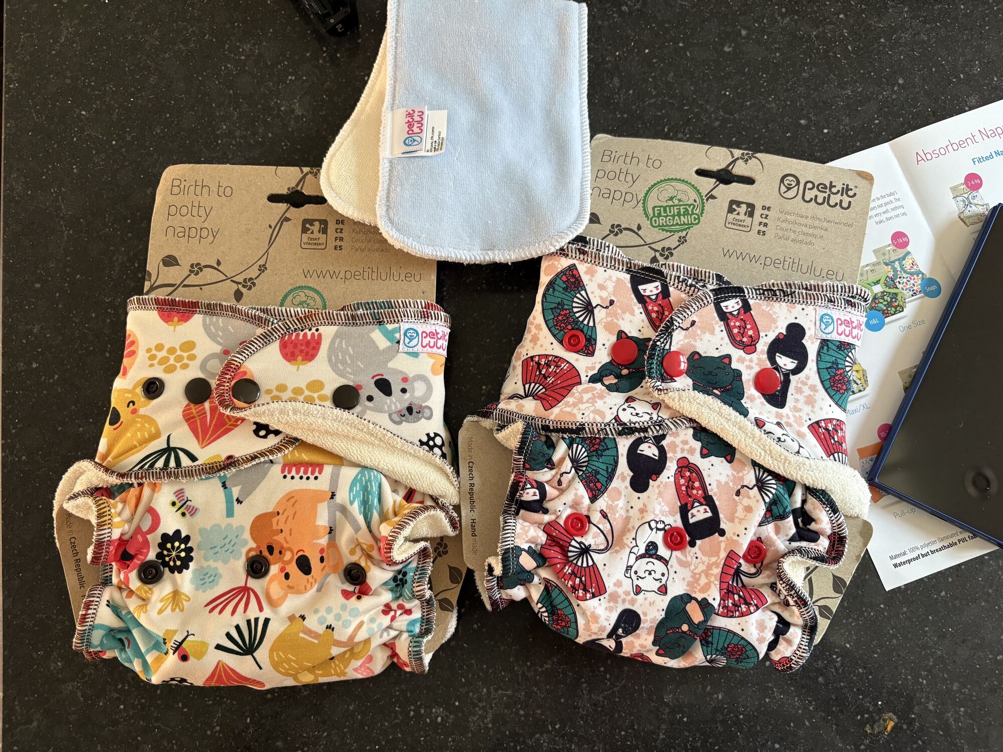 A real photo of Fluffy Organic Diaper Koalas with Snaps by Josje (1)
