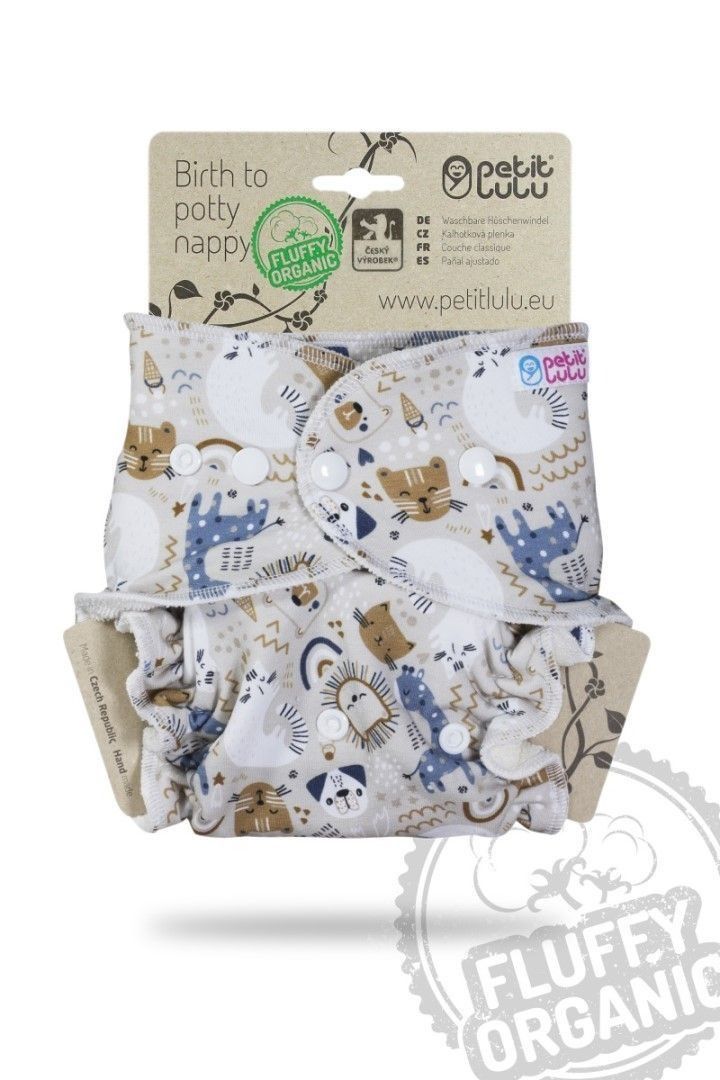 Maxi/Night Fluffy Organic (7-16 kg) Snaps 
