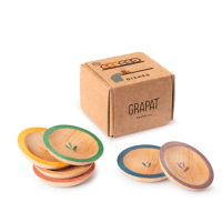 Mini houten bordjes van Grapat
