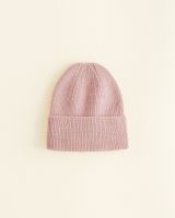 Hvid newborn beanie Fonzie Powder