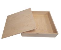 Houten speelbak met deksel
