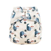 Cozy Elephant Blümchen One Size overbroekje drukknoopjes