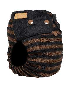 Bee Wild One size plus Puppi wolbroek drukknoopjes