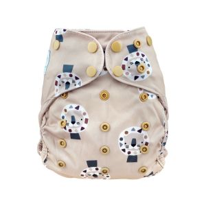 Cozy Lion Blümchen One Size overbroekje drukknoopjes