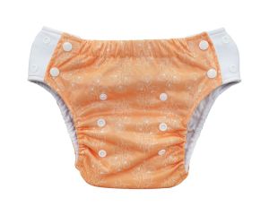 Floral Peach pull-up diaper from Blümchen