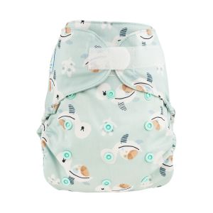 Cozy Turtoise One Size overbroekje klittenband Blümchen