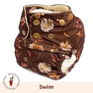 Falling Floral zwemluier overbroekje One Size Lighthouse Kids Company