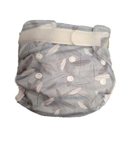 Grey Feathers Newborn overbroekje Supersoft Hu-Da