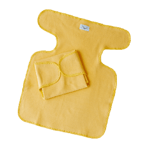 Newborn Preflat Mustard van Cloth Bums