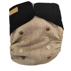 Siamese Black One Size Plus klittenband wolbroek Puppi