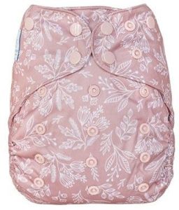 Natural Rose Blümchen One Size overbroekje drukknoopjes