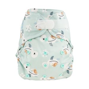 Cozy Turtoise One Size overbroekje klittenband Blümchen