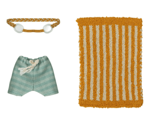 Strand Set voor een grote broer of grote zus muis van Maileg