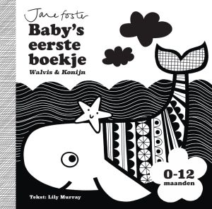 Contrastboek Baby's eerste boekje Walvis & Konijn