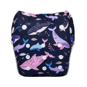 Swim diaper Purple Sea life 