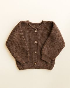 Hvid Cardigan Inga Mocha