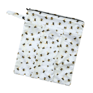 Dubbele luierzak Bee Mine van Cloth Bums