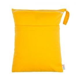 Geel luierzak wetbag Alvababy
