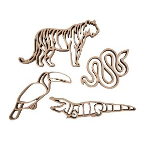 Grennn uitstekers Jungle Dieren