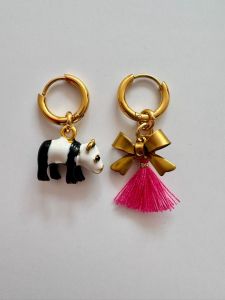 ByMelo oorbellen Panda