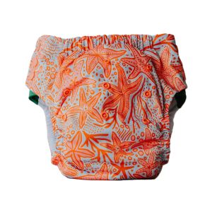 Cloth Bums Big Kids pull-up diaper Reef Riot