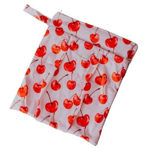 Dubbele luierzak Cherry Pop van Cloth Bums