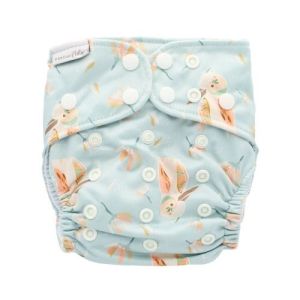 Kookaburra One Size Recycled Bare and Boho hennep luier