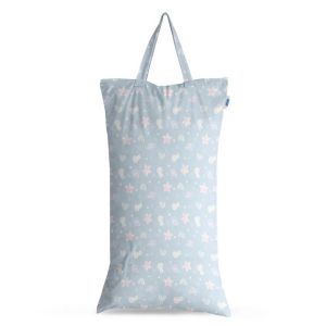 Blue Mix Peppa & Friends XL luierzak van Modern Cloth Nappies wetbag