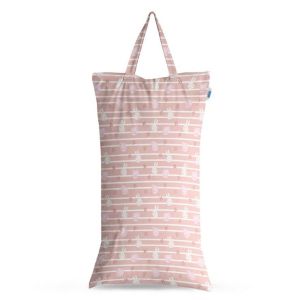 Peppa Pig Blush Stripe XL luierzak van Modern Cloth Nappies wetbag