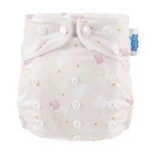 Peppa Clouds One Size AIO Modern Cloth Nappies