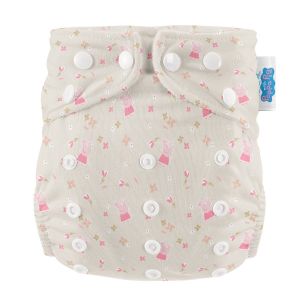 Peppa Floral One Size AIO Modern Cloth Nappies