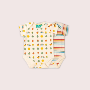 Vintage Rainbows set van rompers Little Green Radicals